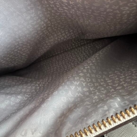 Kate Spade New York Charlotte Street Reena Tote Bag in Stone Ice Gray Purse - Picture 6 of 10